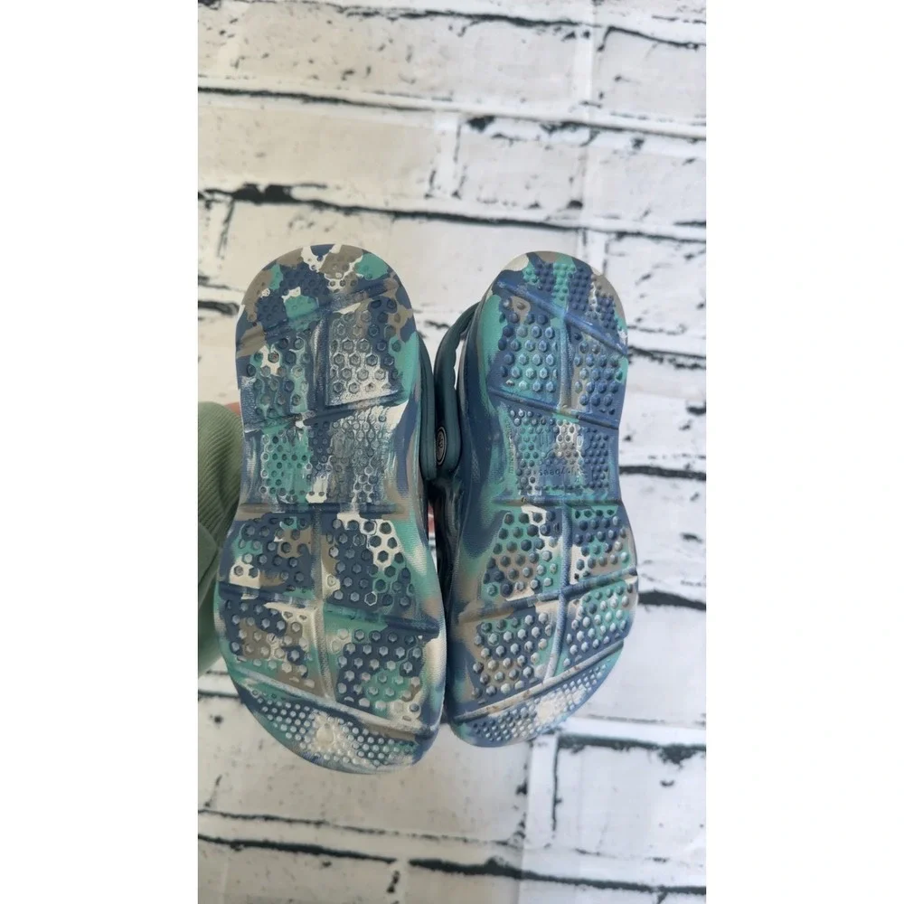 Joybees Toddler Modern Clog Blue Marble Slip On Water Shoes Size 10 Kids